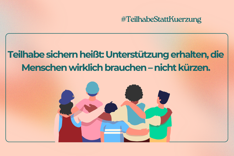 Petition · Teilhabe sichern: Keine Kürzungen bei Unterstützungsleistungen für Kinder, Jugendliche und Menschen mit Behinderungen · innn.it