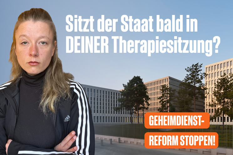 Petition · Verfassungsschutz und BND: Hände weg vom Patient*innengeheimnis!  · innn.it